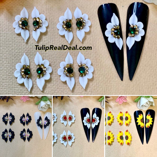 3D Acrylic XL Petals Flowers