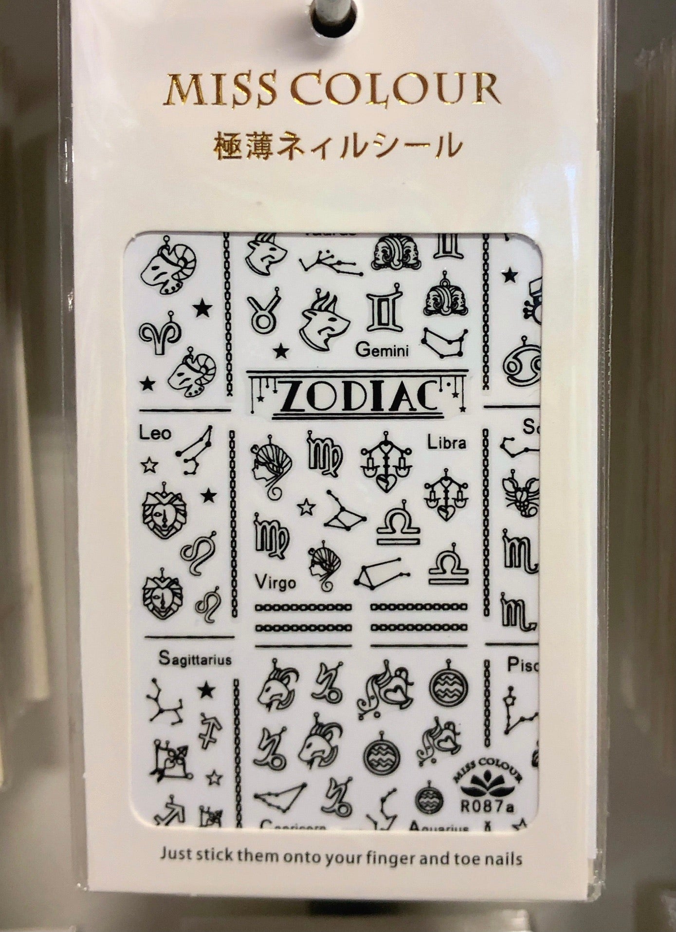 Sticker Zodiac Black