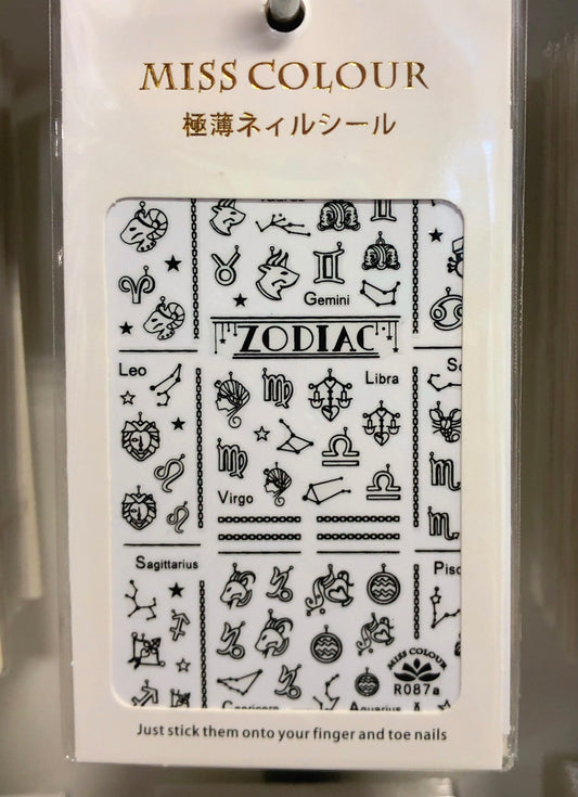 Sticker Zodiac Black