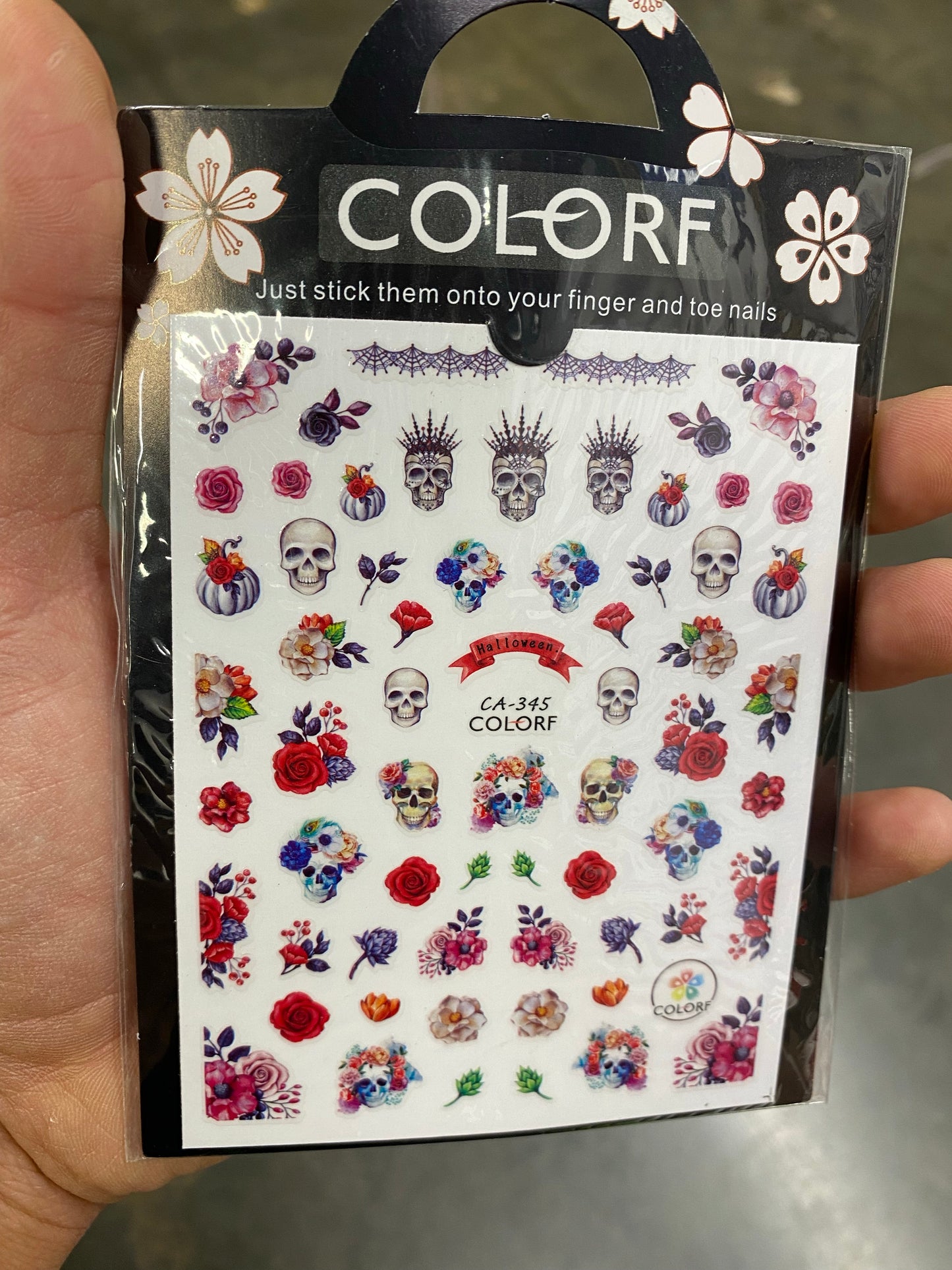 Sticker Halloween Skull