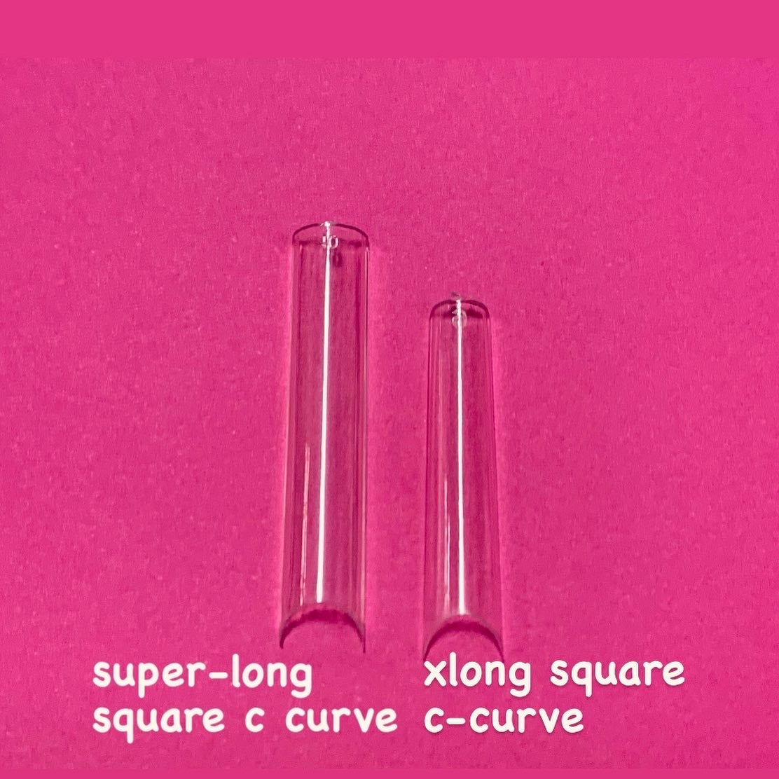 Super Long C Curve Square Tips
