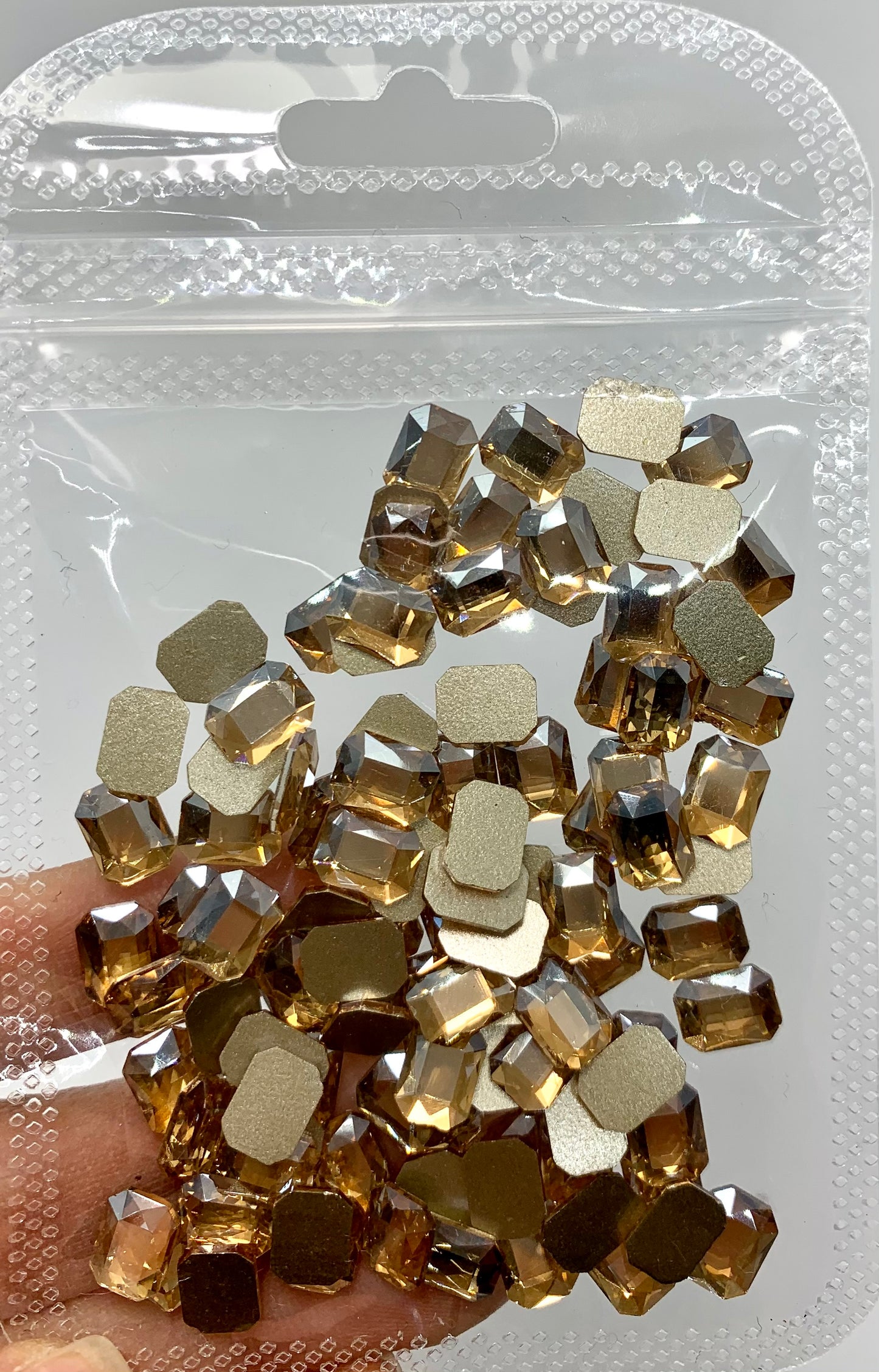 Gold champagne Rectangle Large