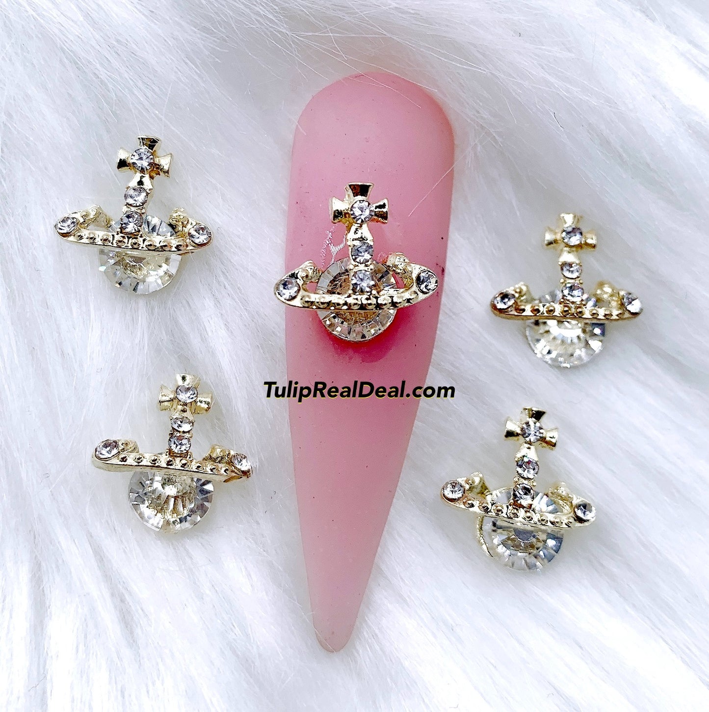 Bling Planet Orbit charms 4pcs
