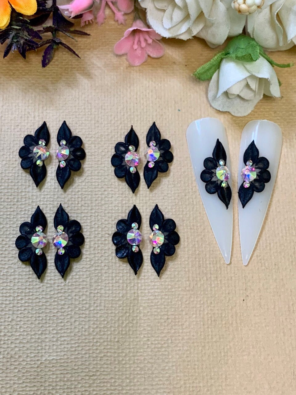 3D Acrylic XL Petals Flowers
