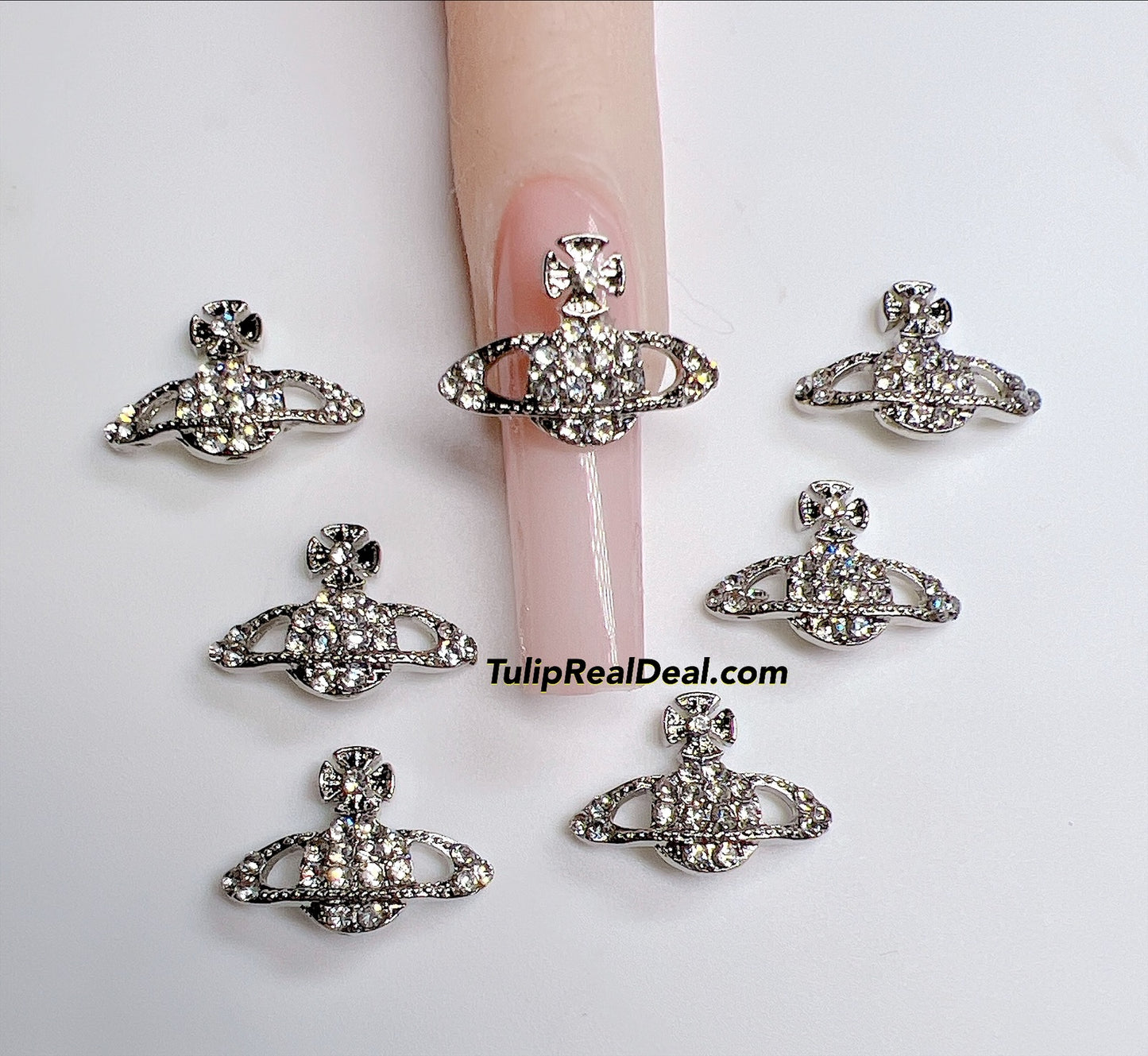 Bling Planet cross charms