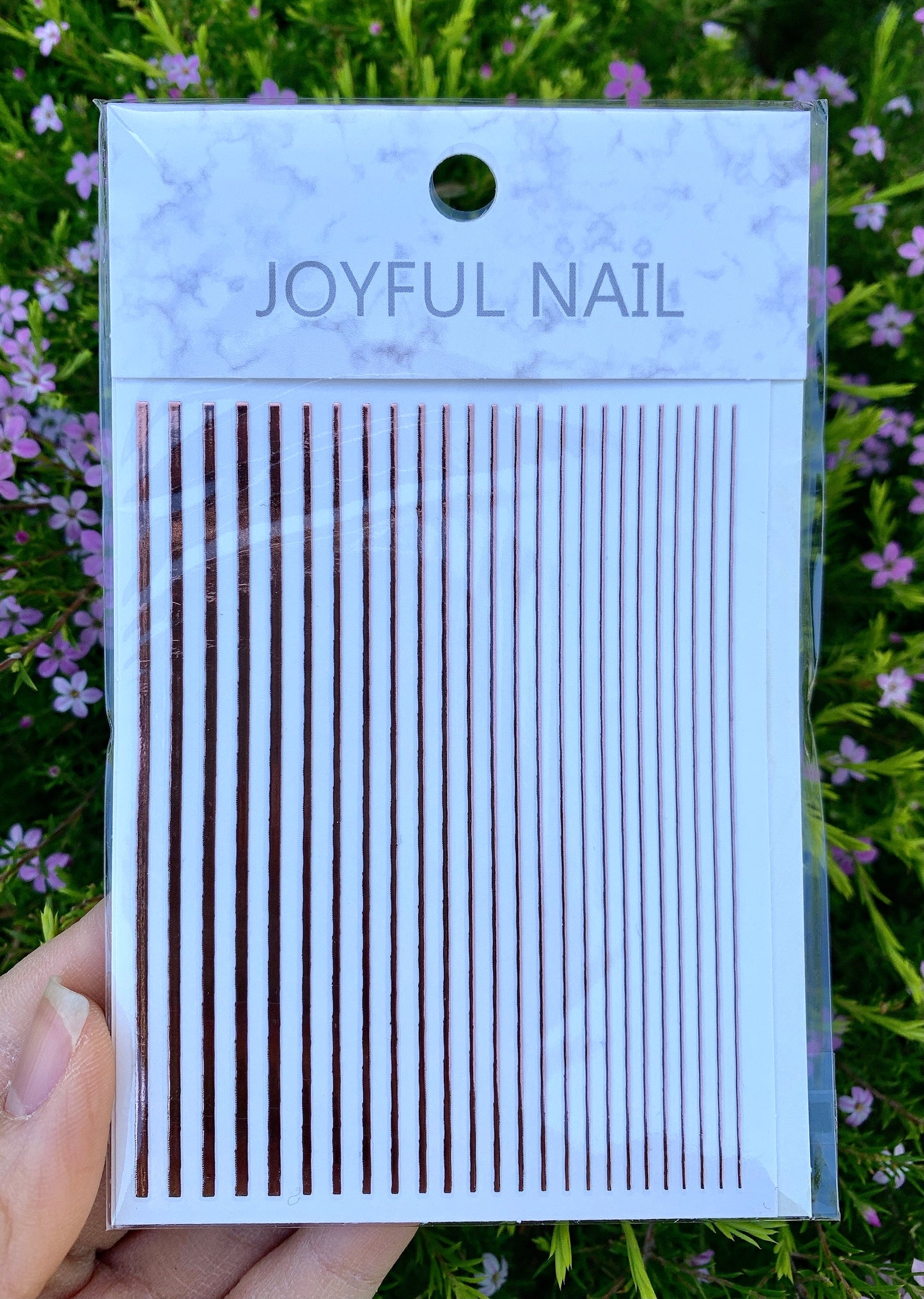 Sticker Rosegold Stripe