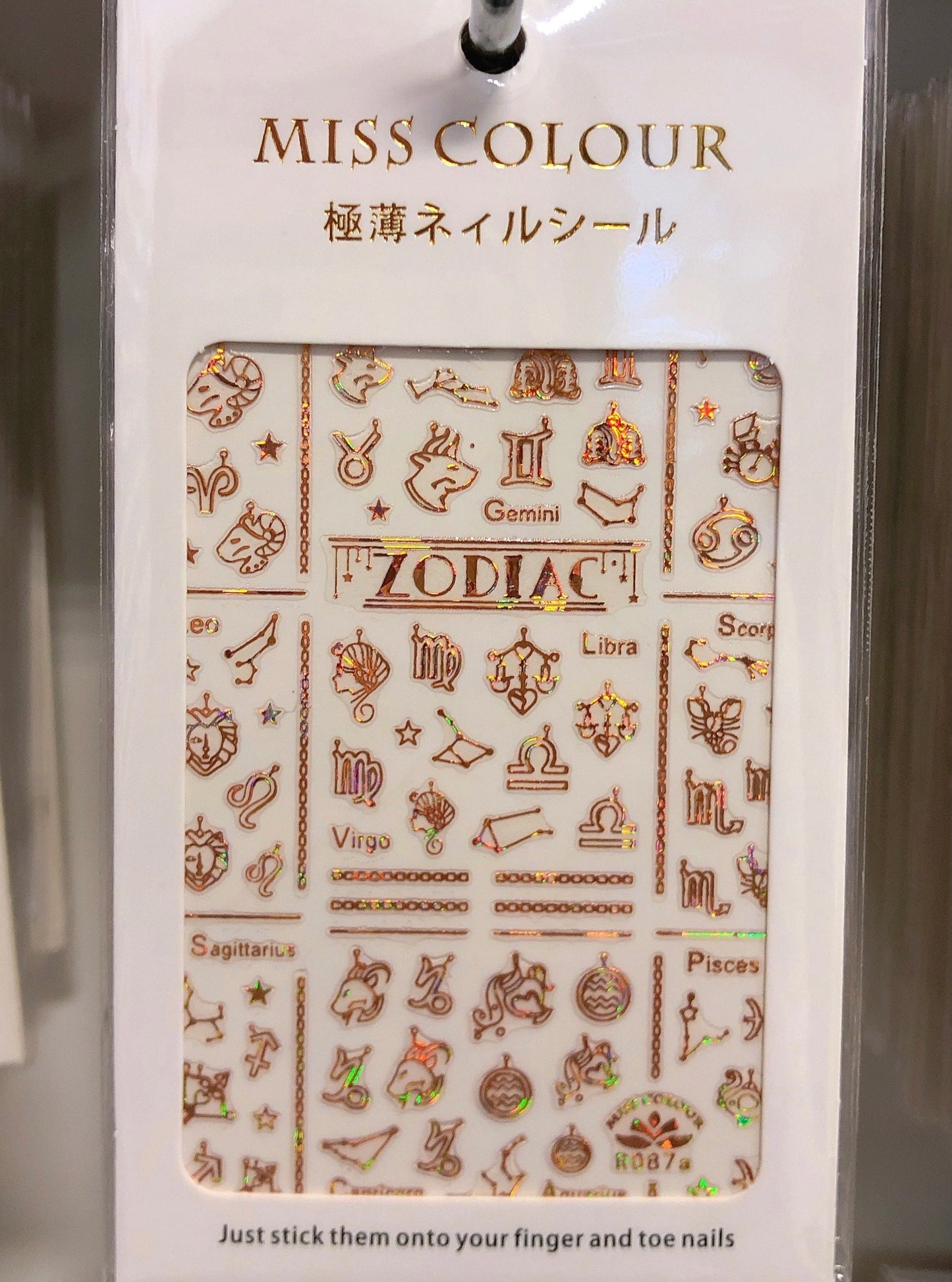 Sticker Zodiac Gold