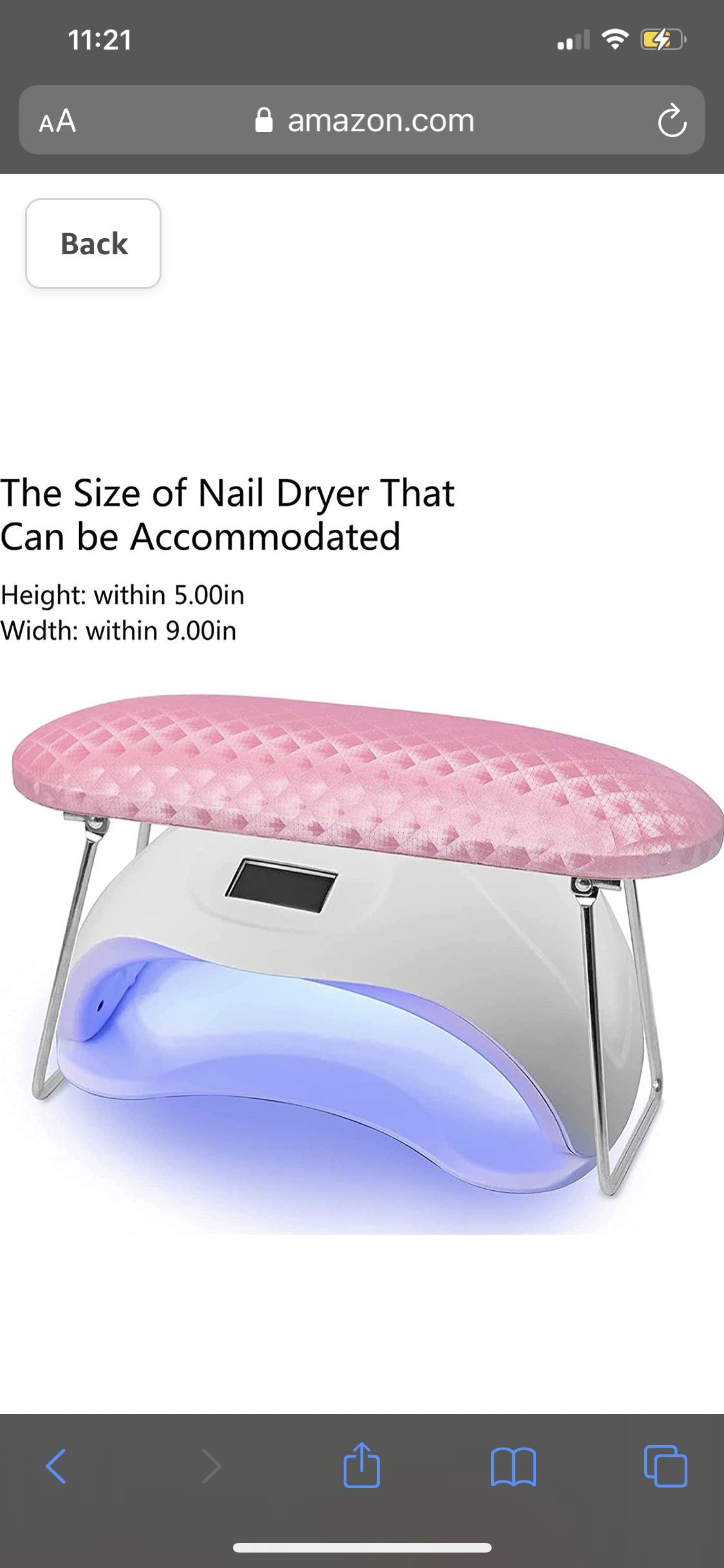 Foldable Pink Arm Rest
