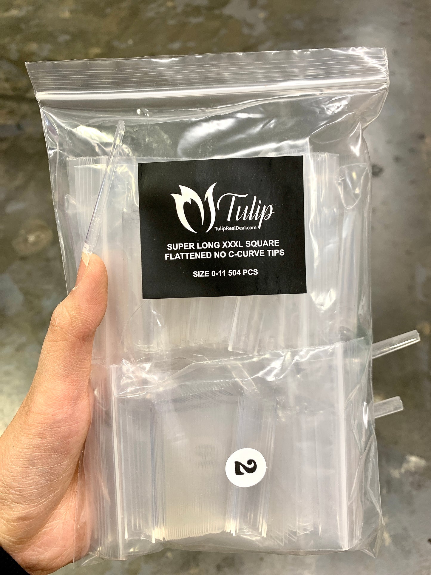3XL FLATTENED SQUARE Non C- curve Tips