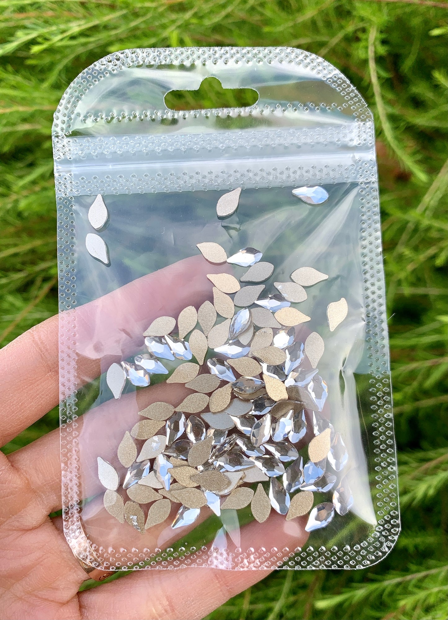 Clear Rhinestone Flame Rhinestones
