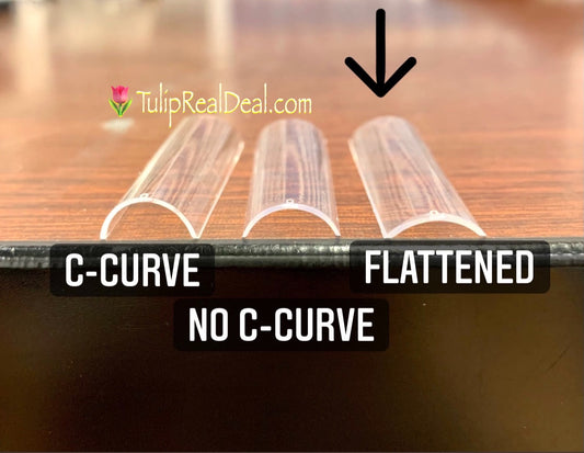 FLATTENED SQUARE XXL non C-curve tips