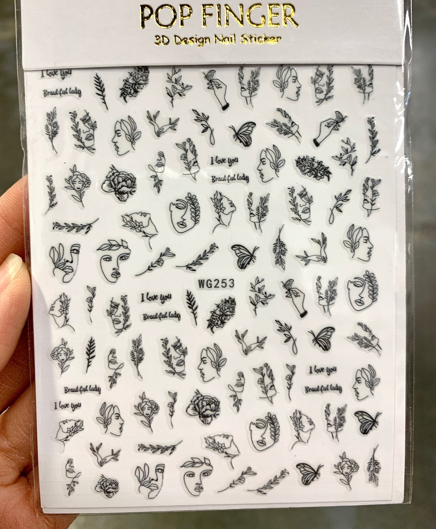 Sticker Abstract wg253