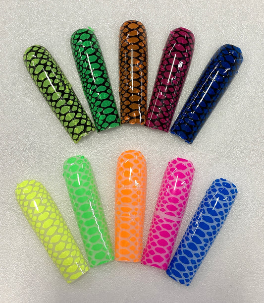 Sticker Snakeskin print