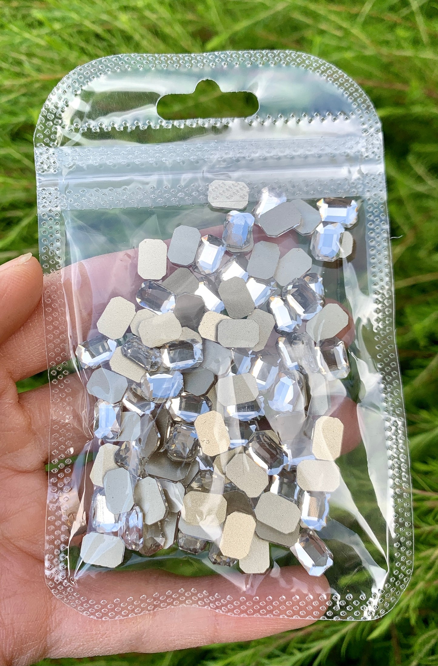 Clear Rhinestone Rectangle Rhinestones