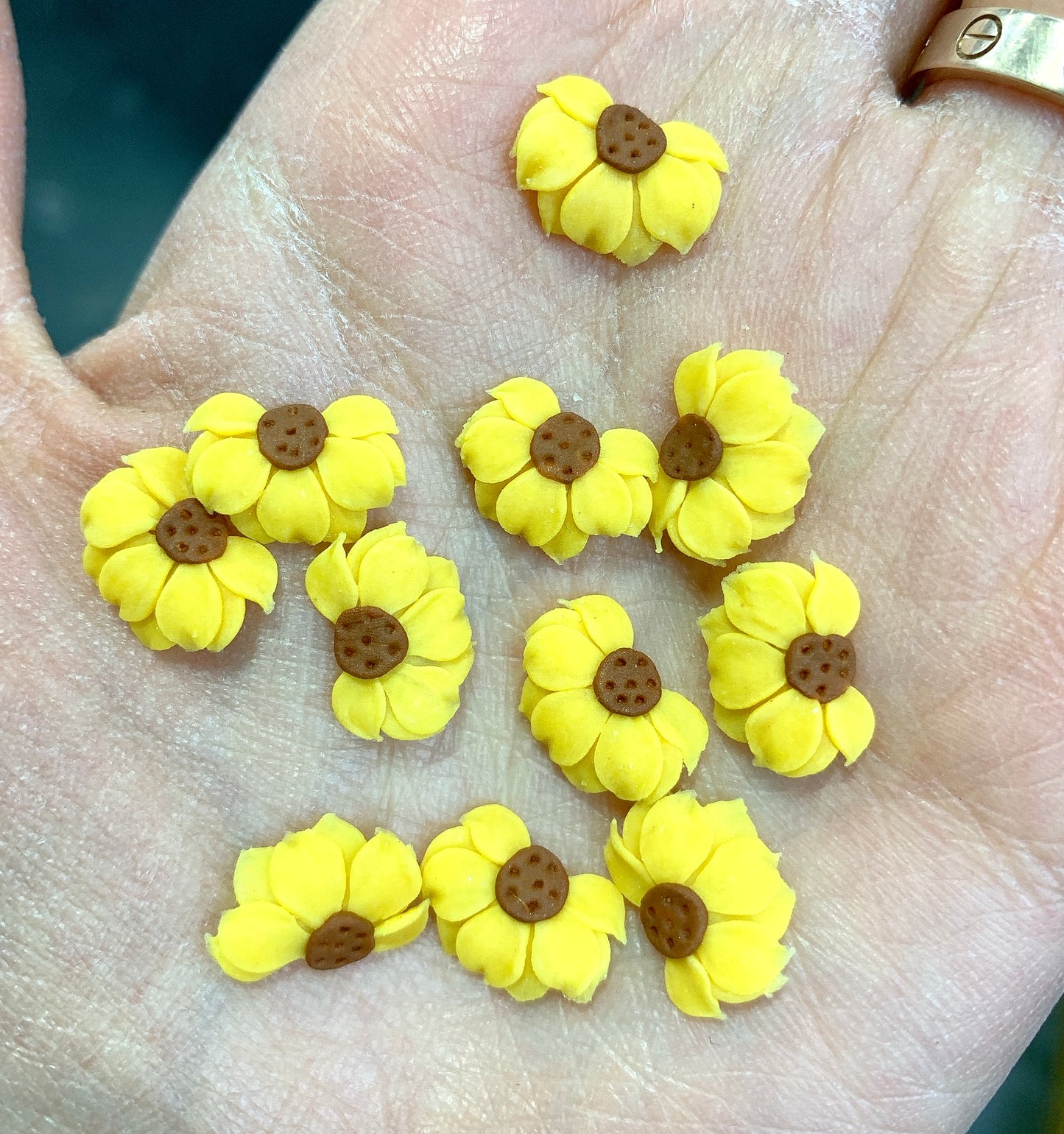 3D Acrylic Sunflowers 4pcs
