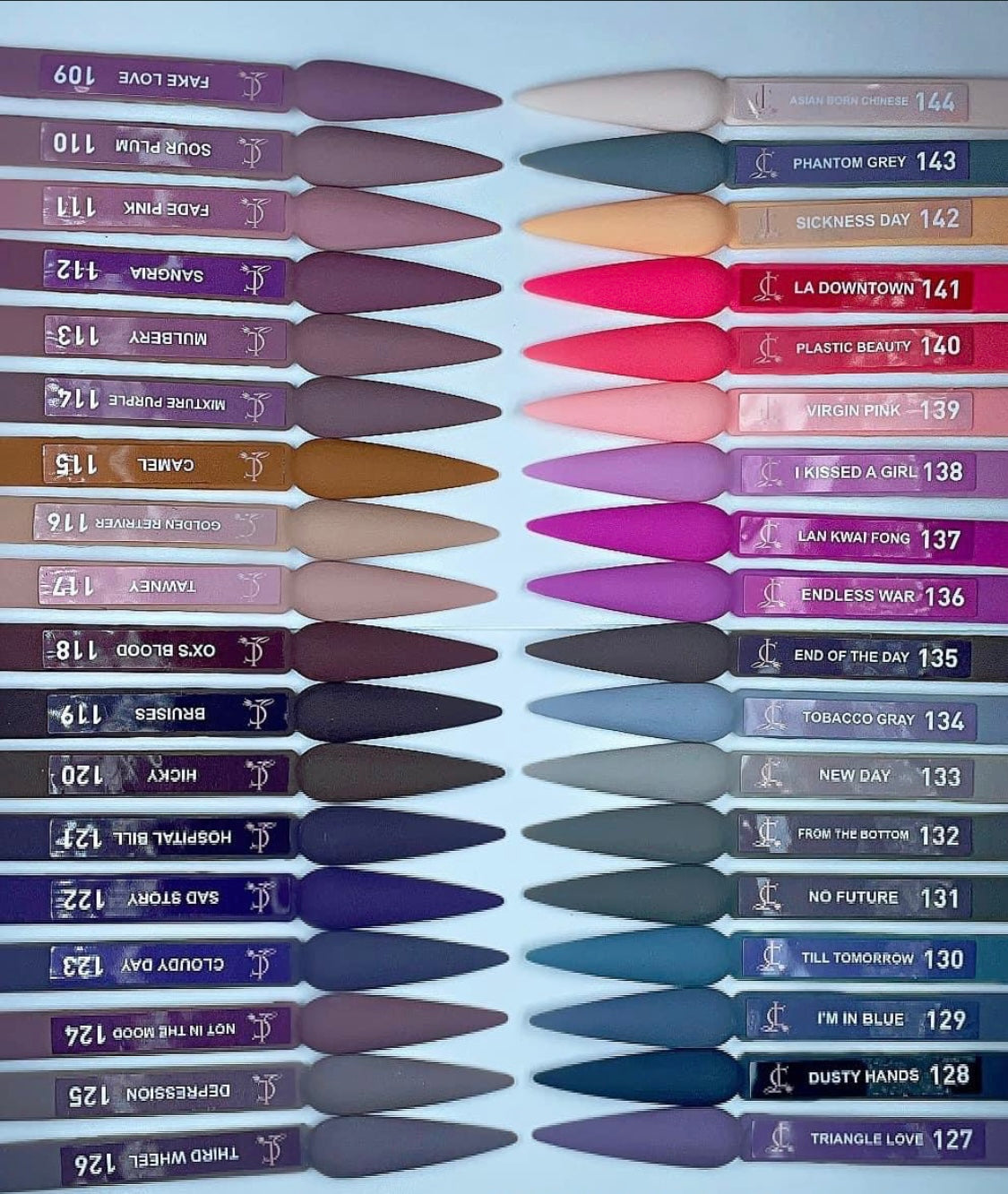 PART 2 CLLAM Acrylic Powder - from 73 to 144