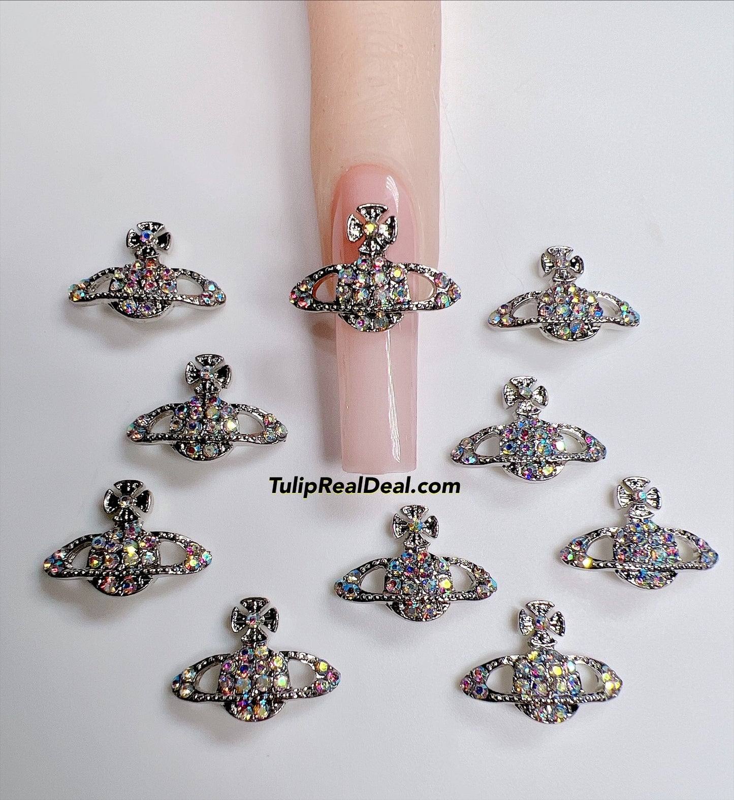 Bling Planet cross charms