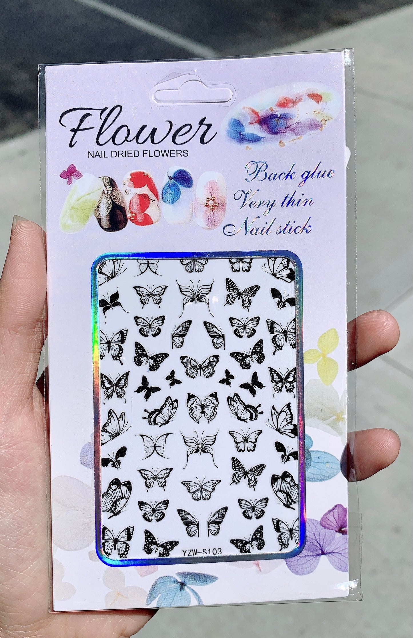Sticker Black Butterflies