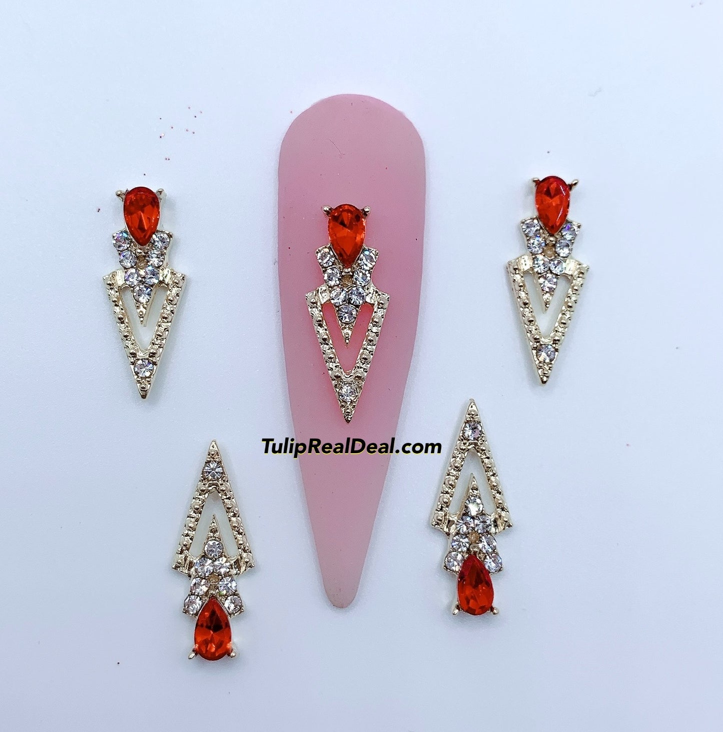 3D Fancy Bling nail charms 5pcs