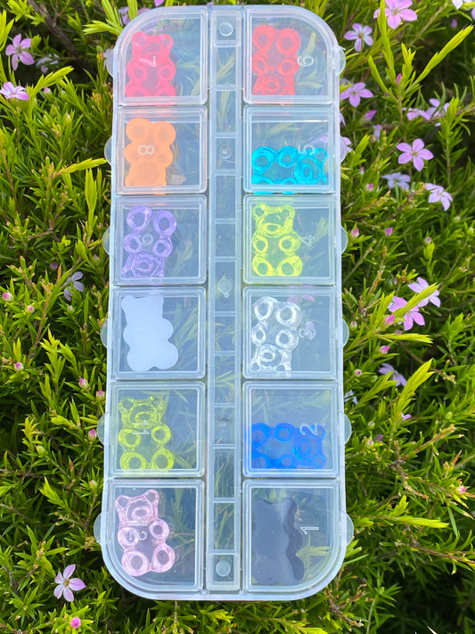 Gummy Bears 3D Nail Charms Set 1