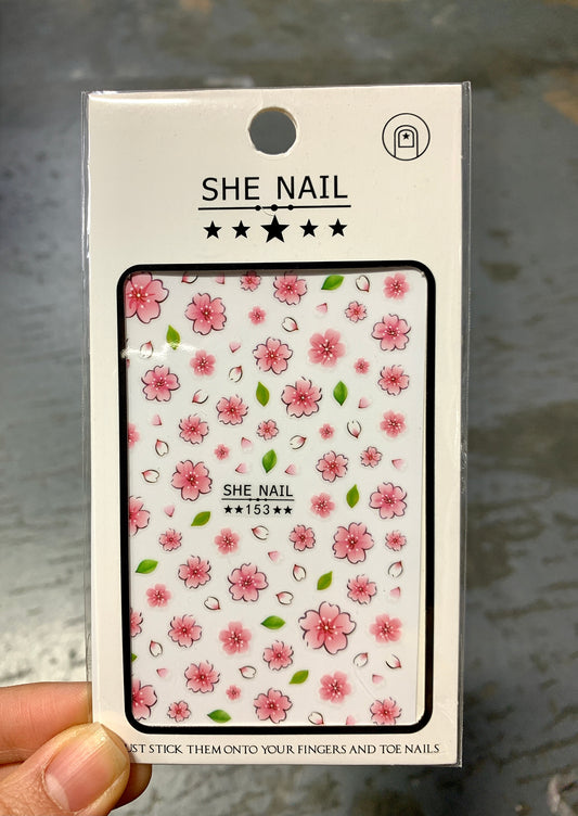 Sticker Flower Pink