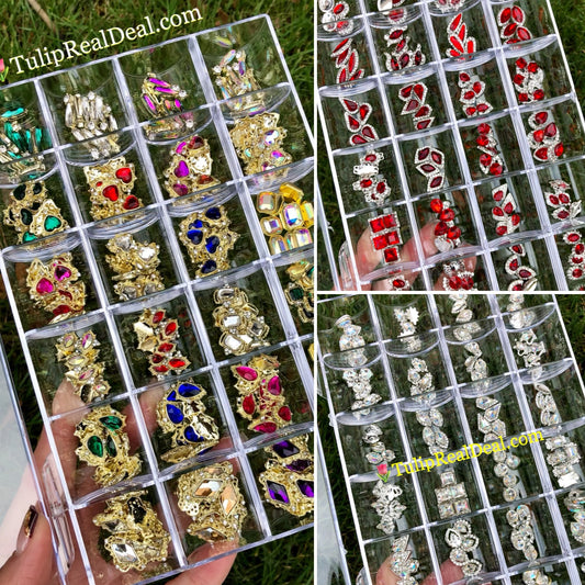 Fancy Nail Charms Bling Box