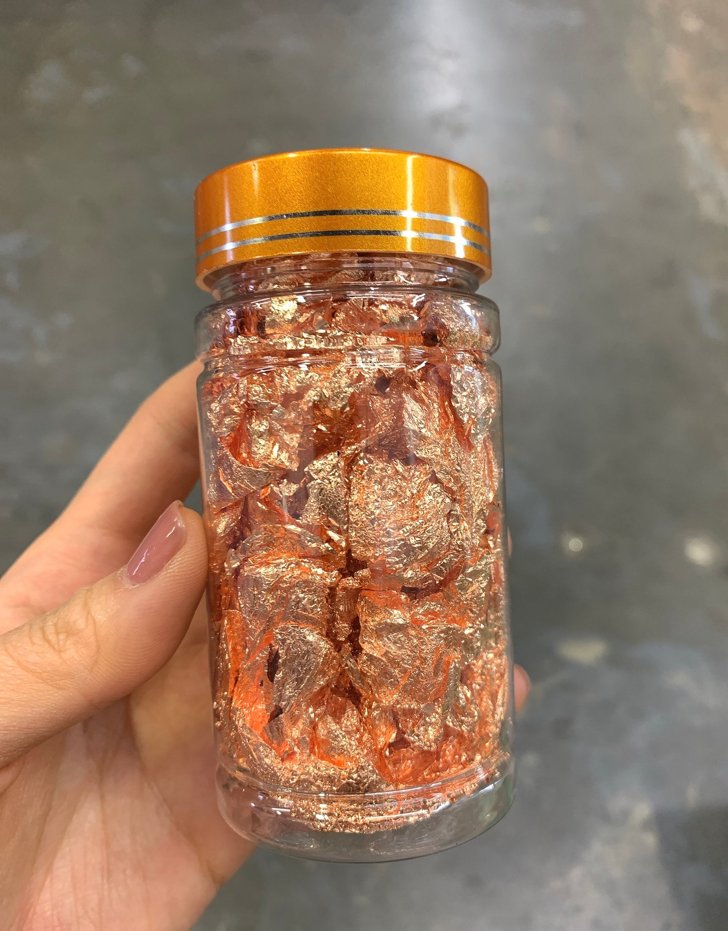 Gold Foil Flake Big Jar