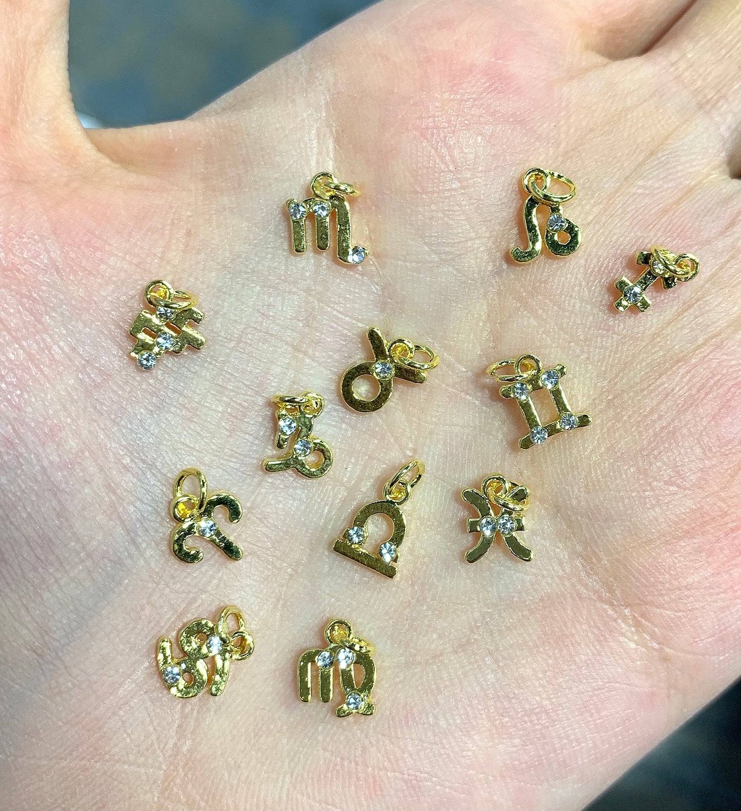 Zodiac Piercing Charms 12pcs