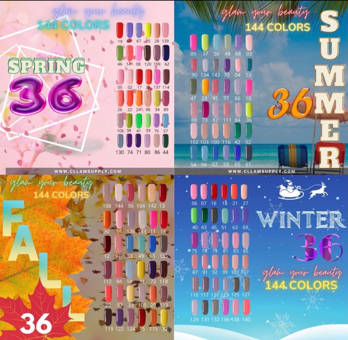 PART 2 CLLAM Acrylic Powder - from 73 to 144