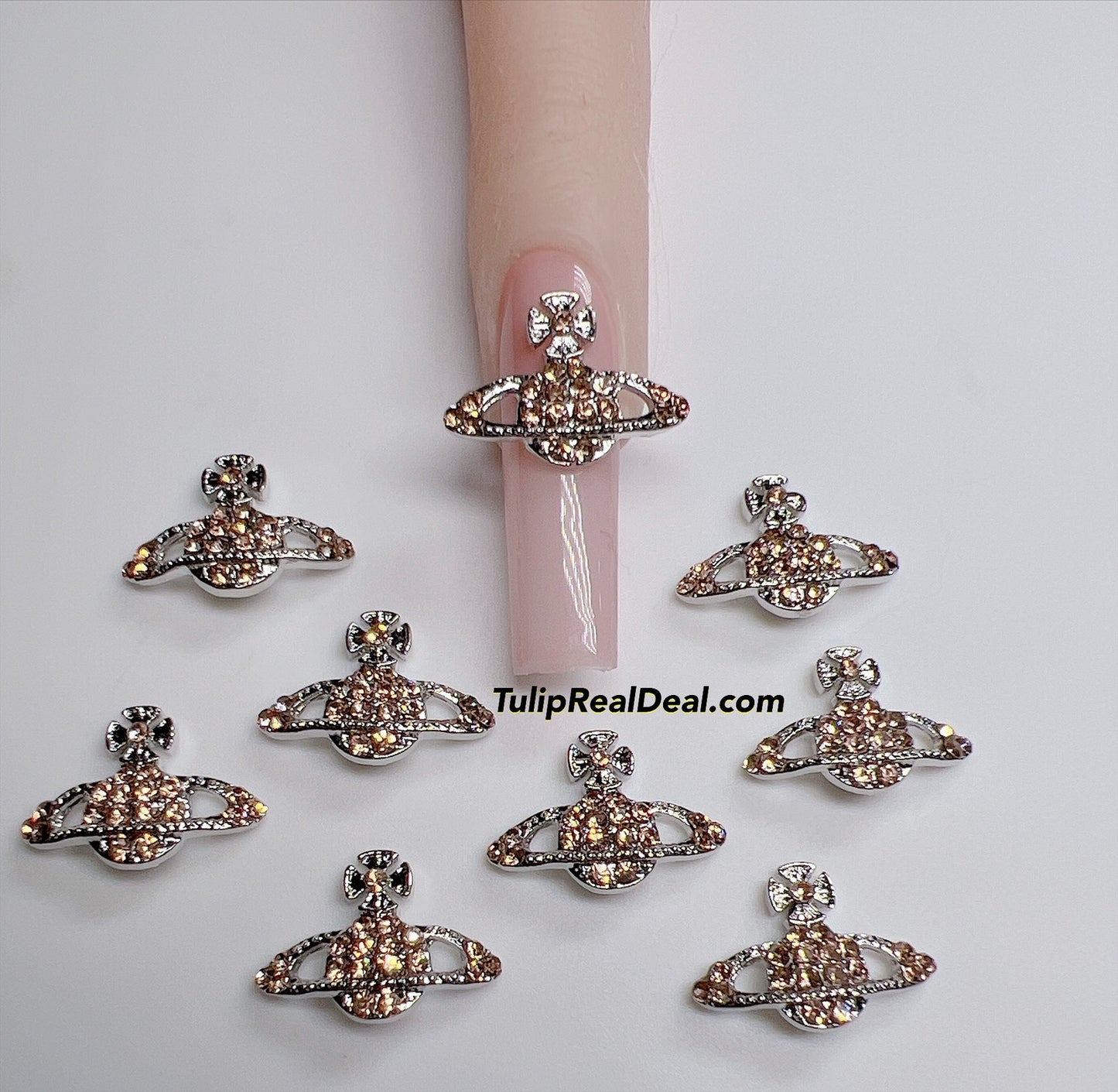 Bling Planet cross charms