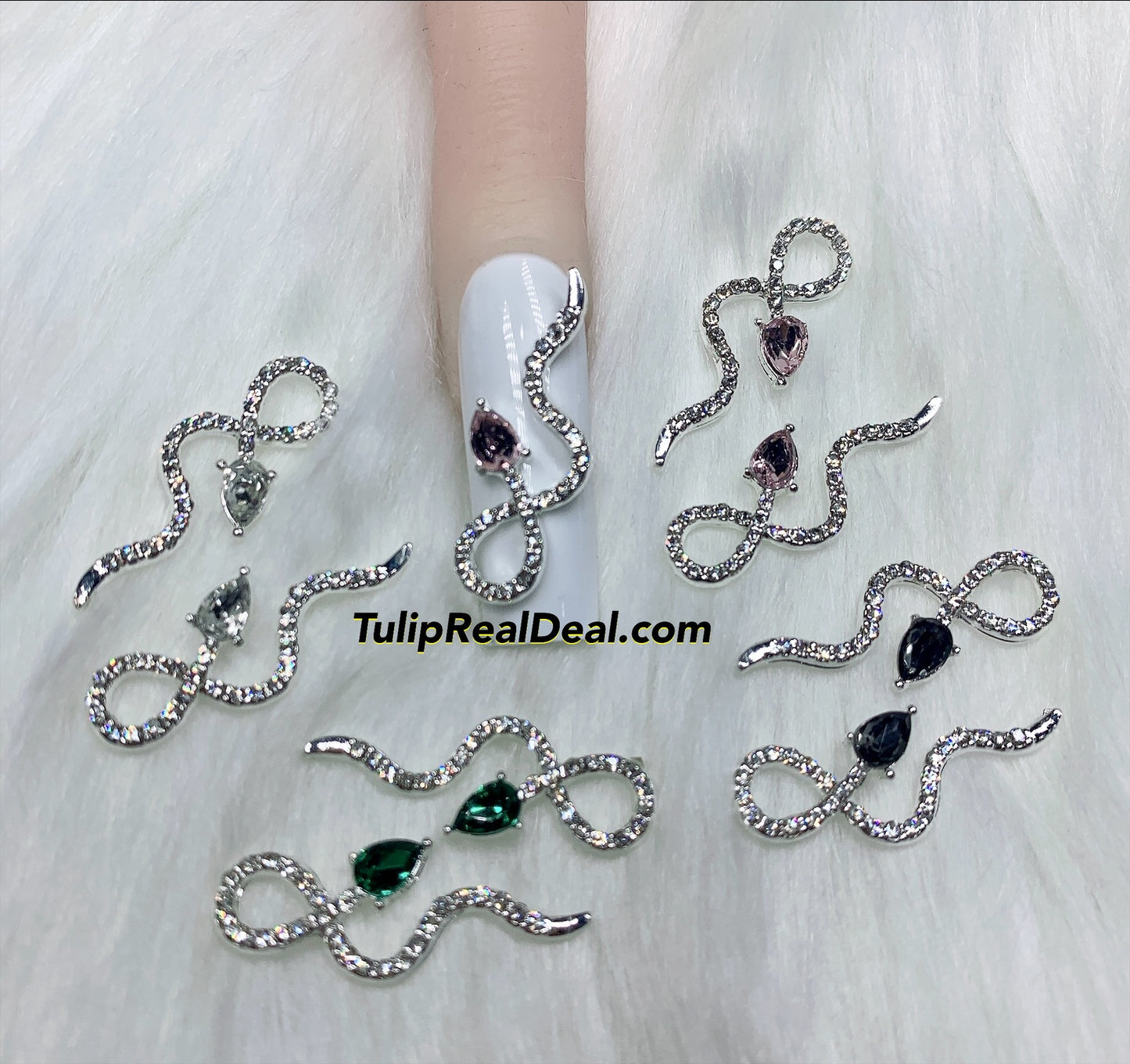 XL Bling nail charms 2pcs