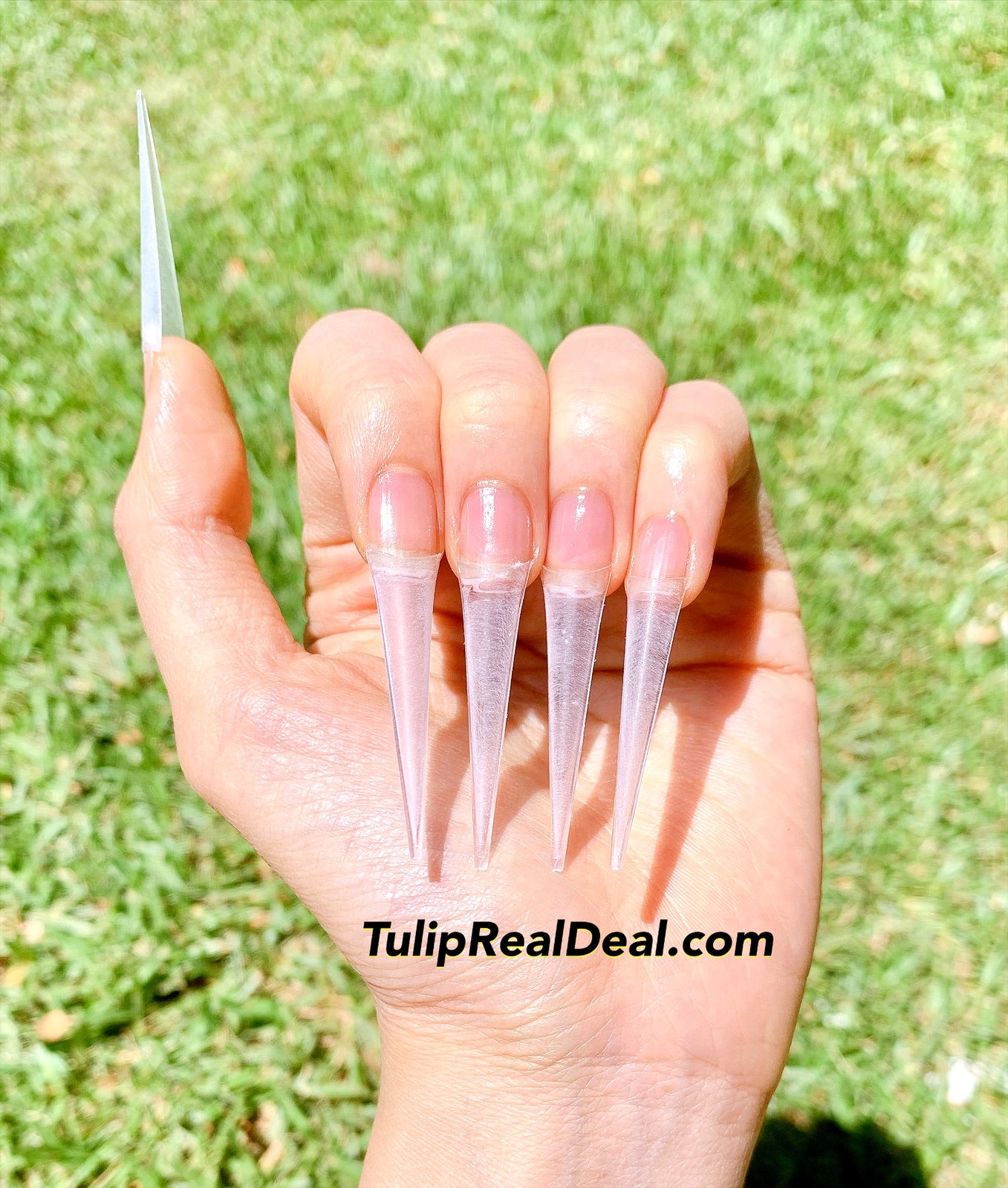 XXL Sharp Stiletto non C-curve straight tips