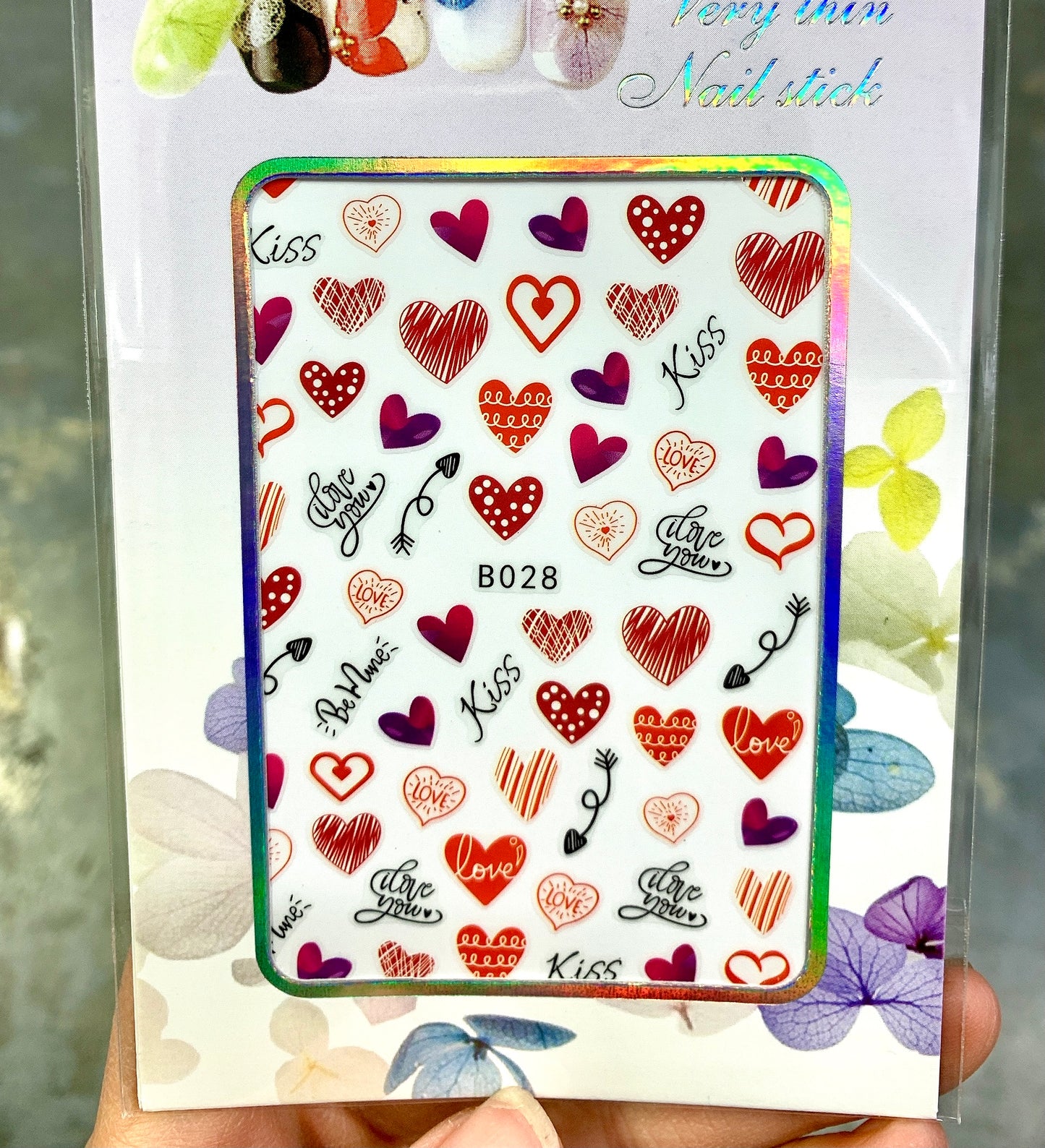 Sticker Valentine Hearts