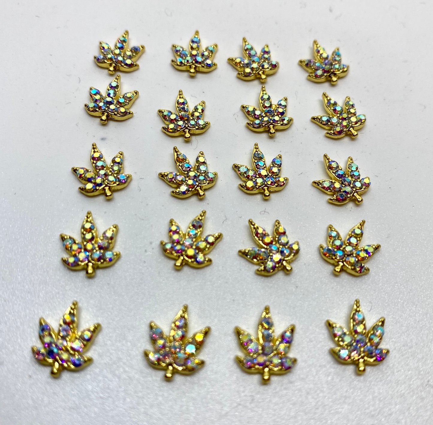 Weed metal charm (a pair)