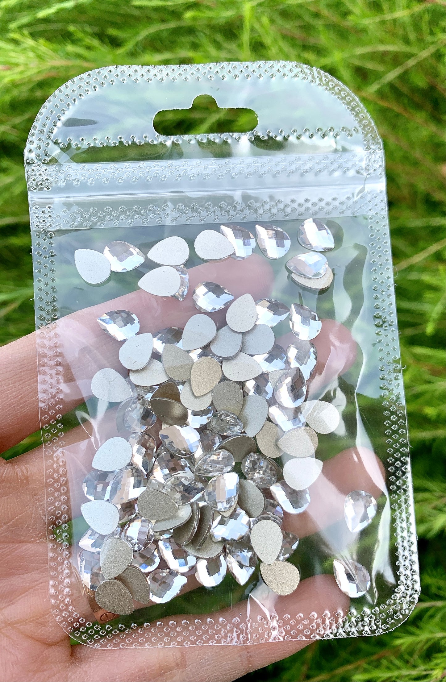 Clear Rhinestone Pear Rhinestones