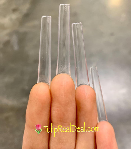 XXL Coffin Straight NON C-Curve tips