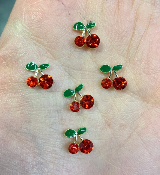 XL Cherry Charms 10pcs