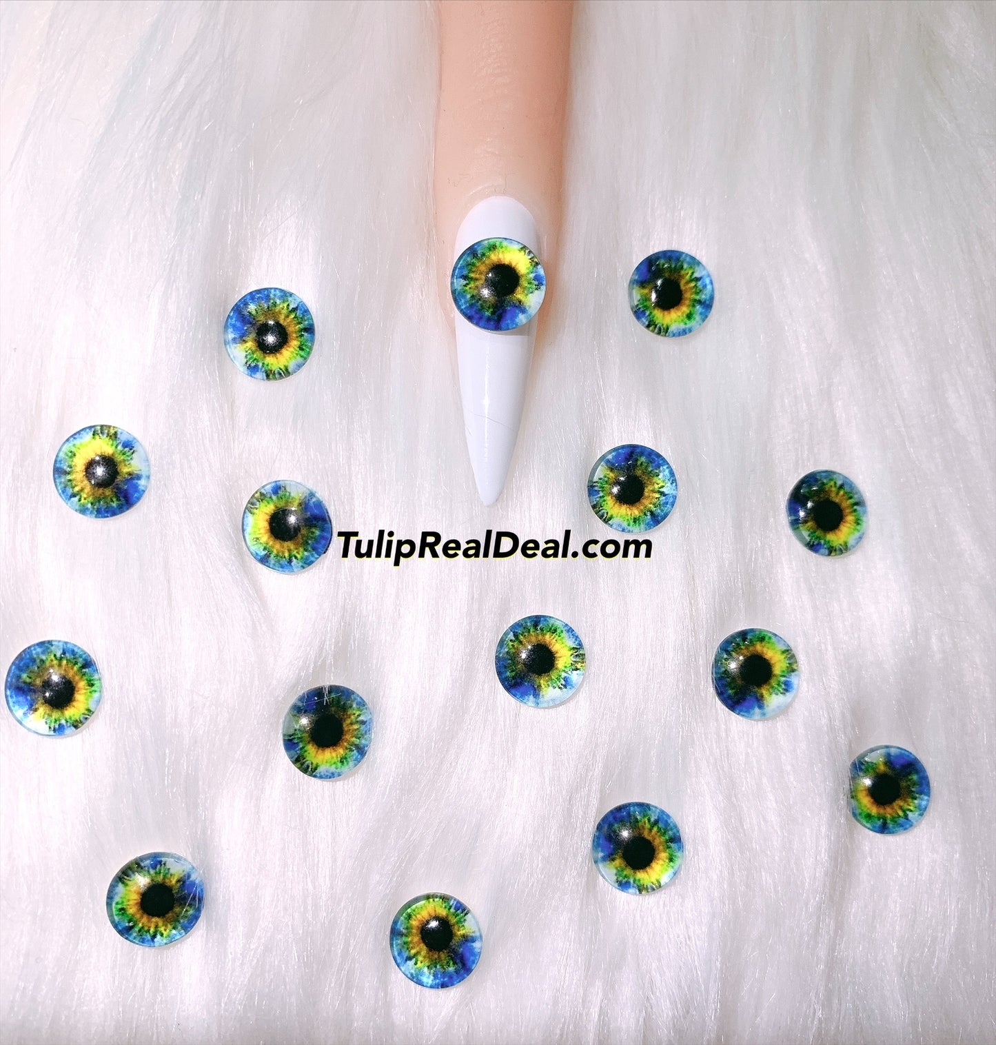 Evil Eyes 3D charms 10pcs