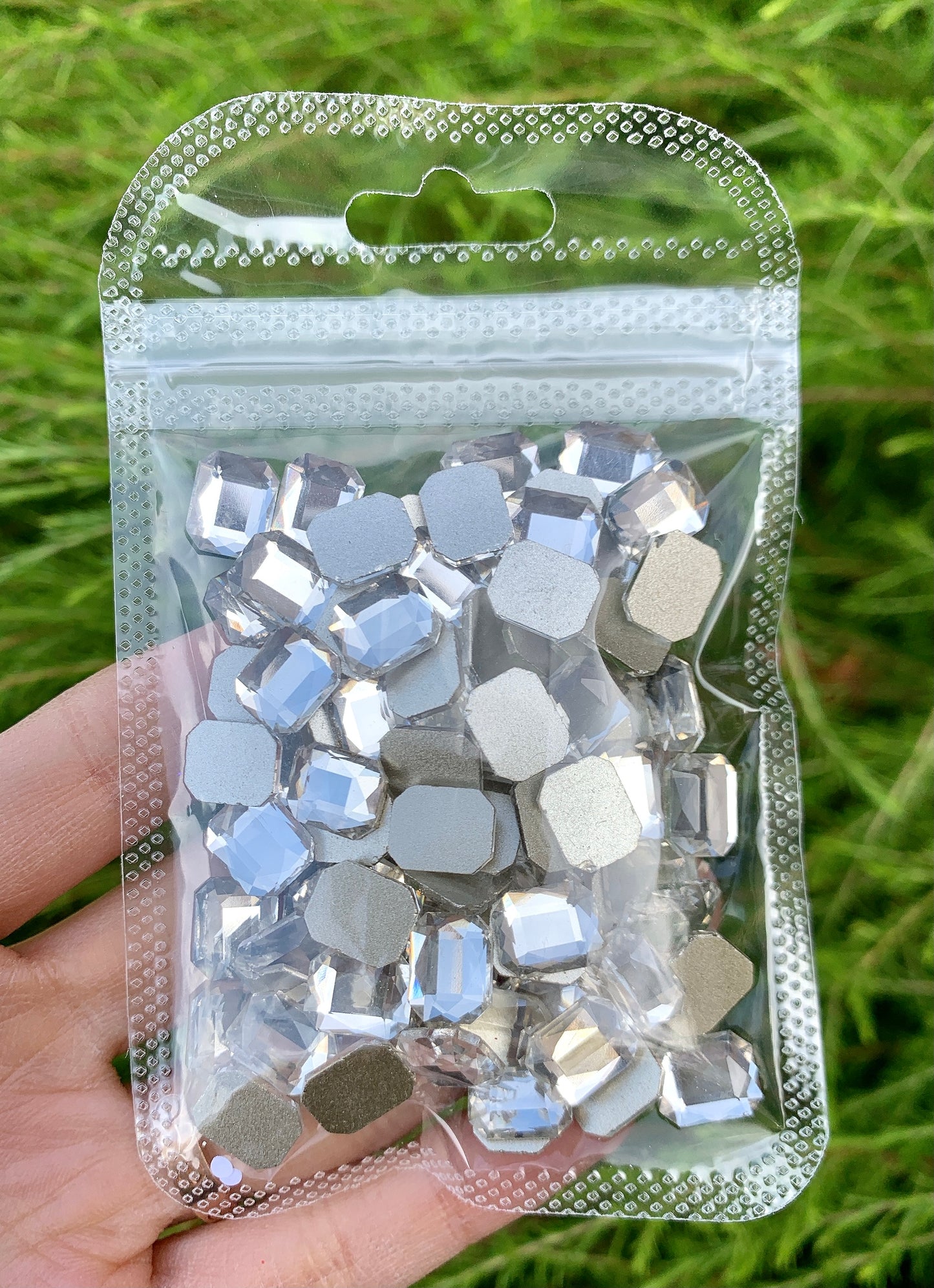 Clear Rhinestone Rectangle Rhinestones