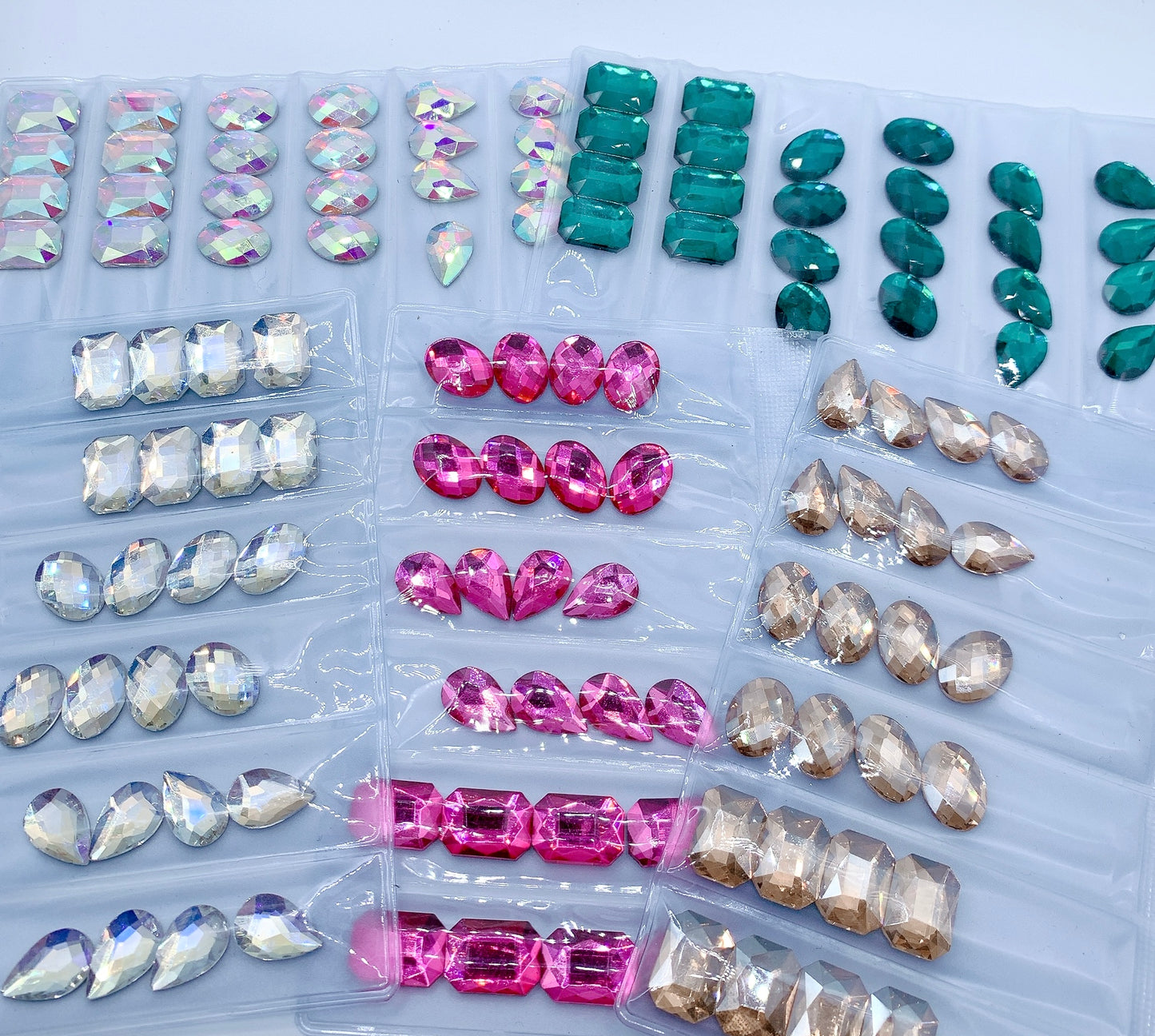 Jumbo Rhinestones Flatback 24pcs