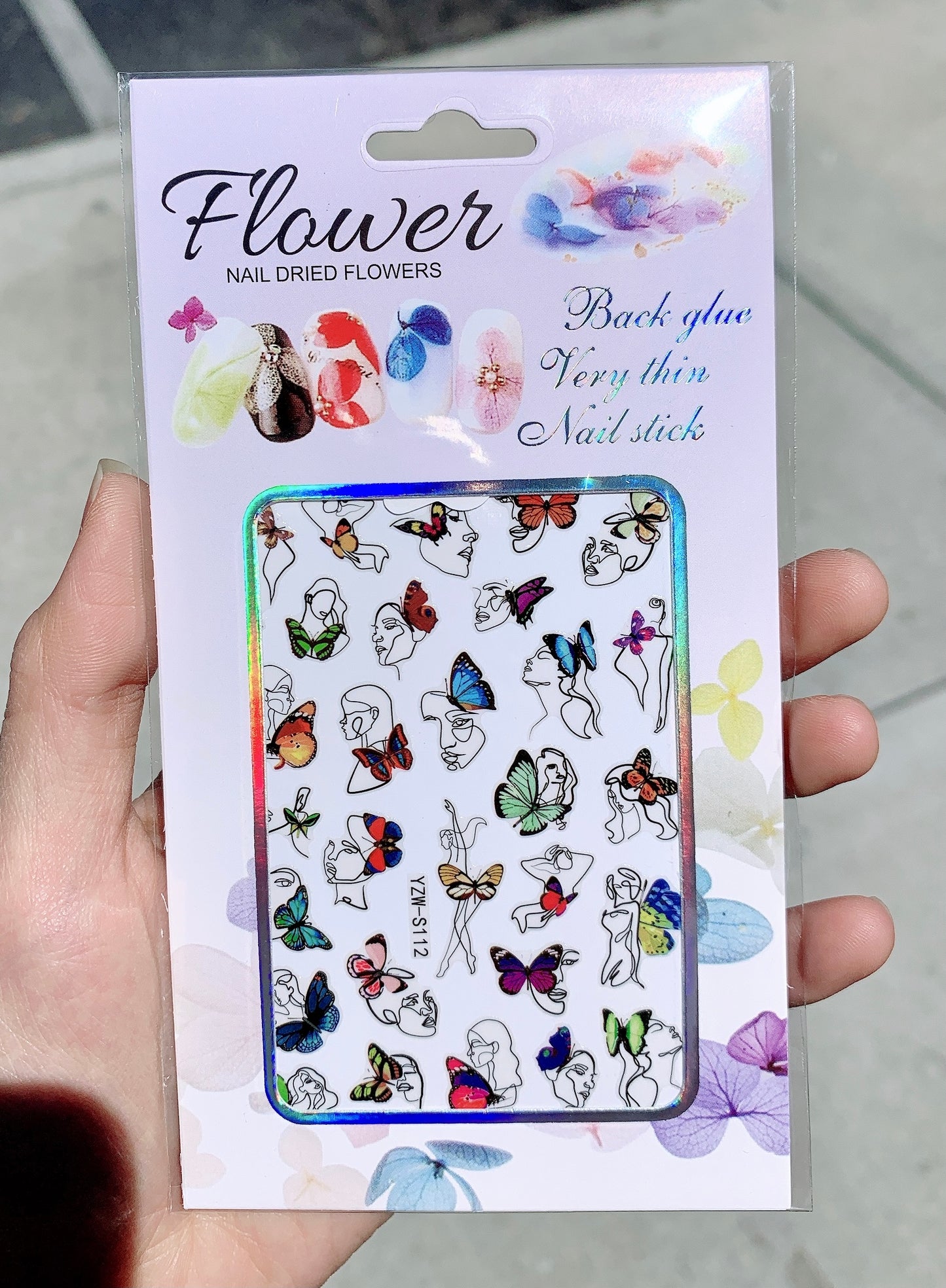 Sticker Abstract Butterflies