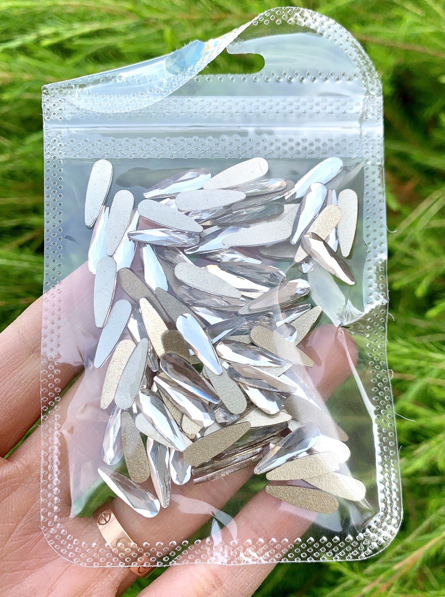 Clear Rhinestone Tear Drop Rhinestones