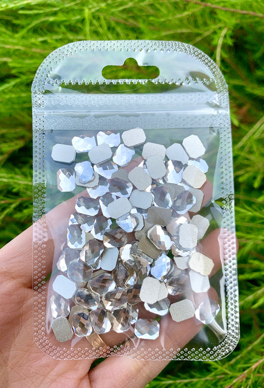 Clear Rhinestone Rectangle Rhinestones
