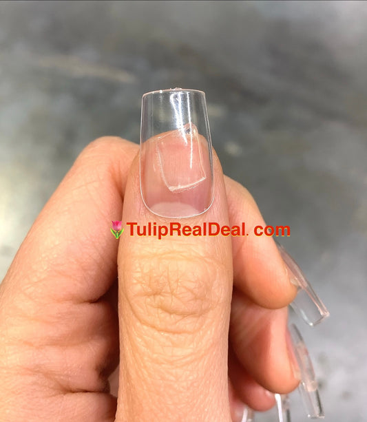 Short Square Press-On Full Cover Tips Soft Gel