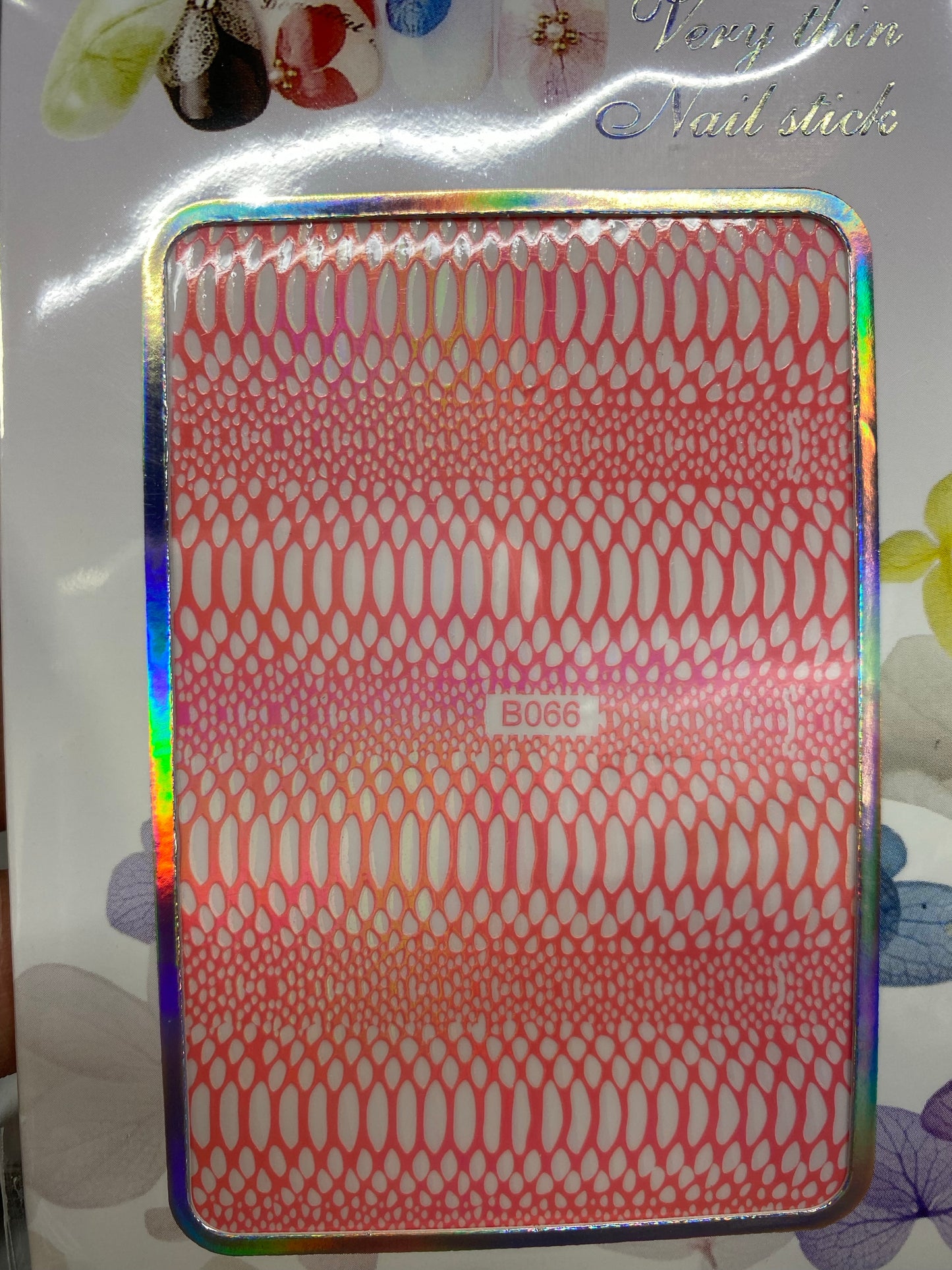 Sticker Snakeskin Holographic