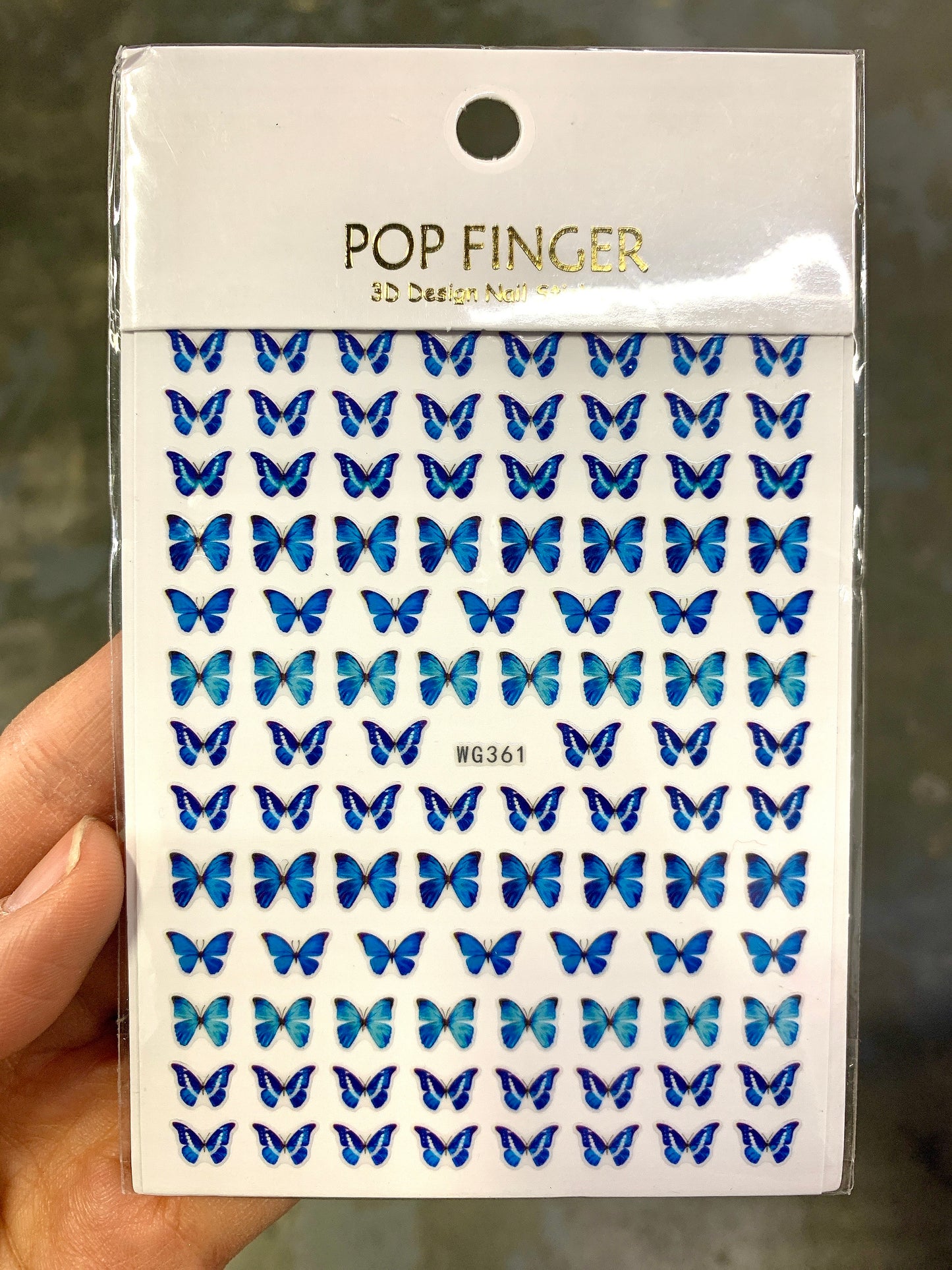 Sticker Blue Butterflies