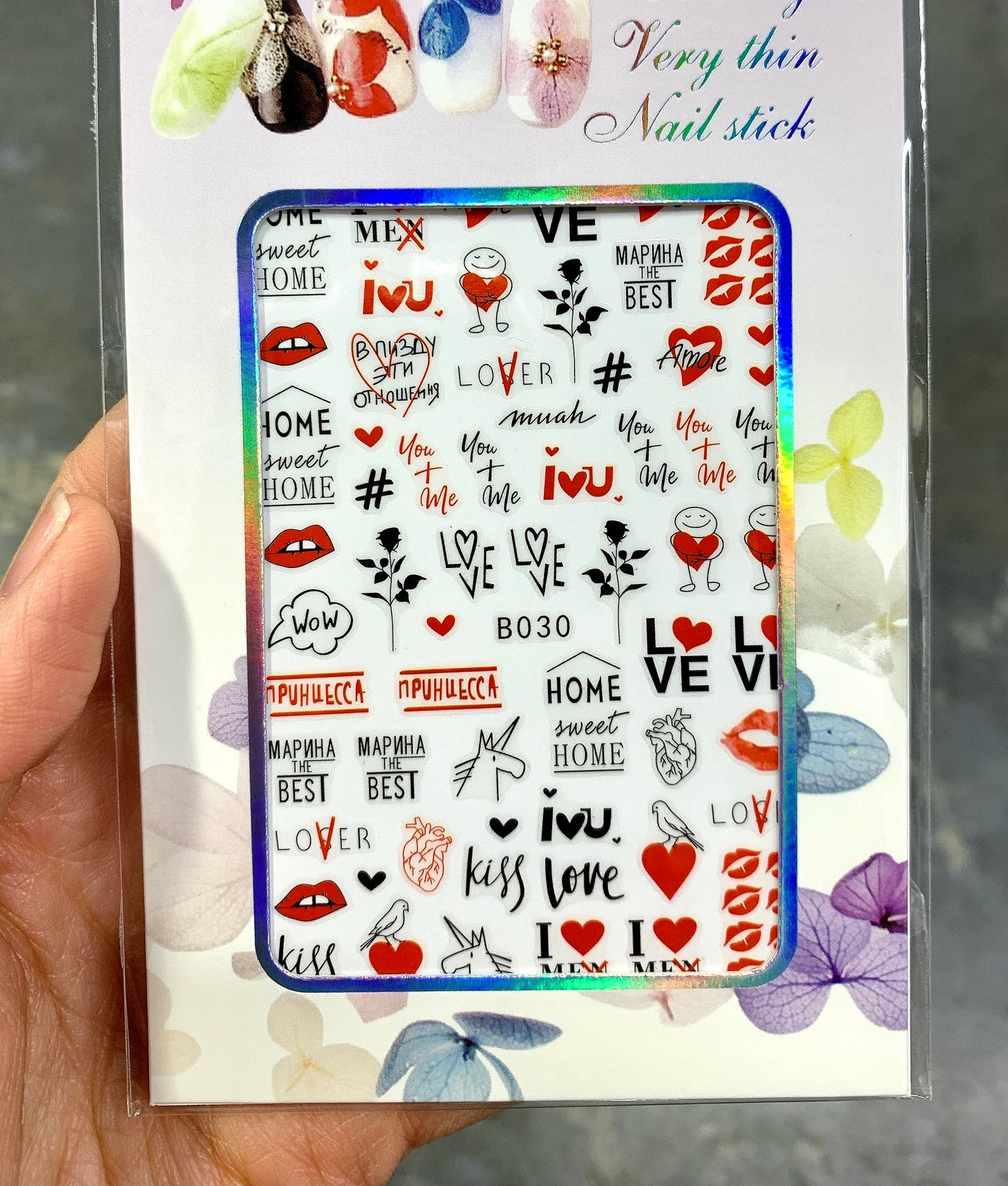 Sticker Valentine Hearts