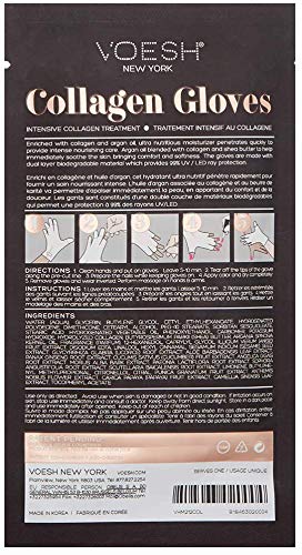 Voesh Collagen Gloves Argan Oil + Aloe Extract