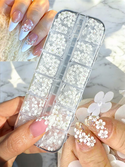 Handmade 3D Acrylic Flowers Set 180pcs