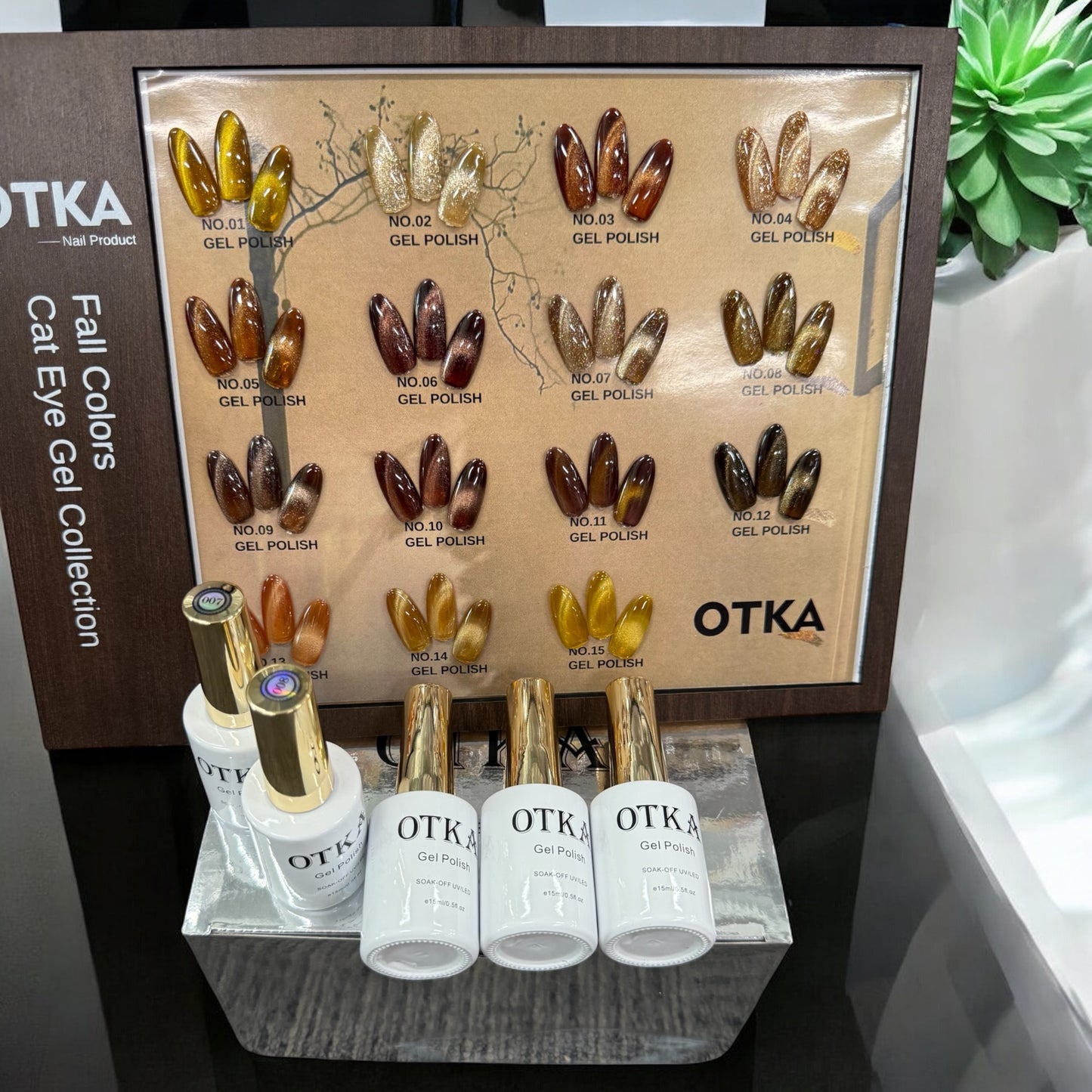 OTKA FALL Cat Eye Gel Polish collection 15 colors